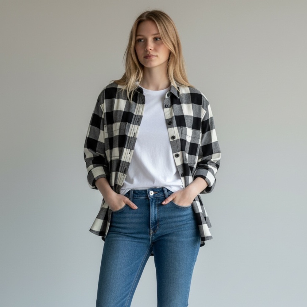 Madewell Black and white Shirt